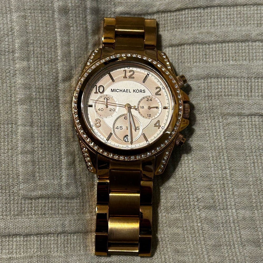 Rose gold Michael Kors Watch